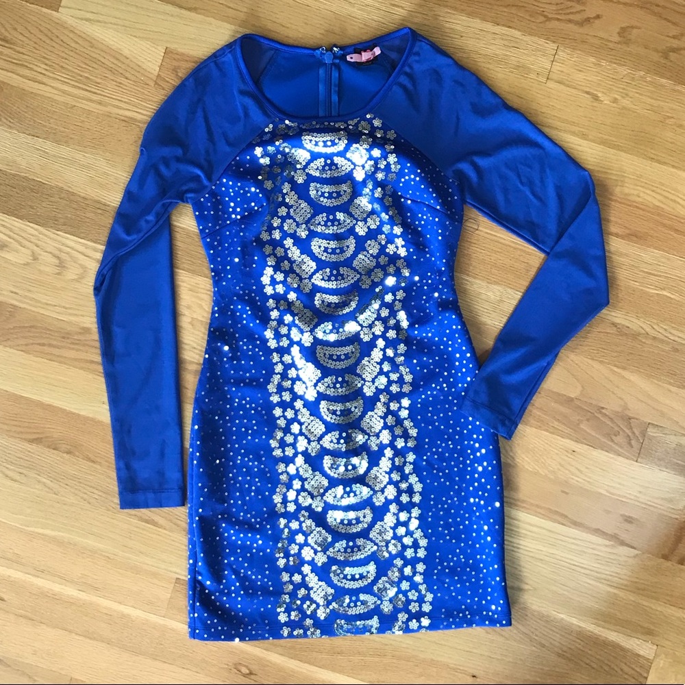 Bebe sequined party dress